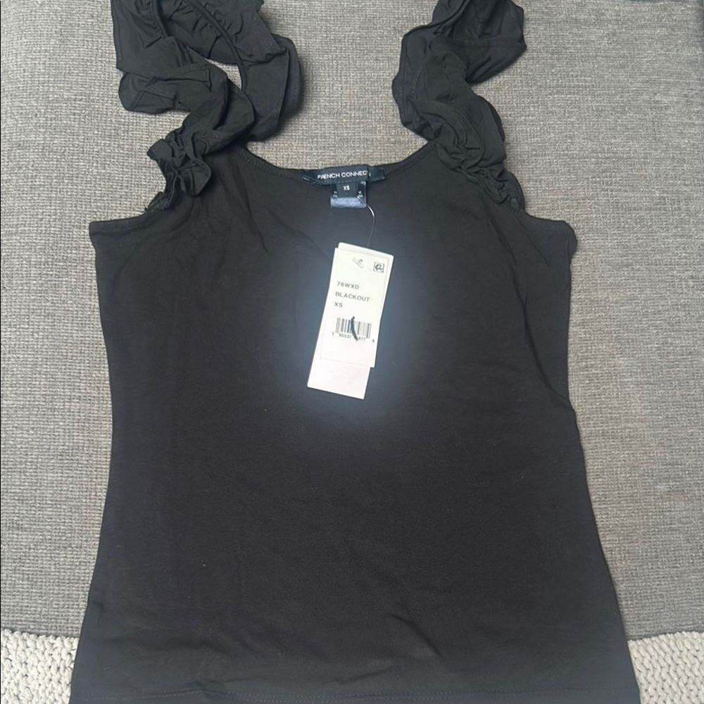 French connection Black Sleeveless Top